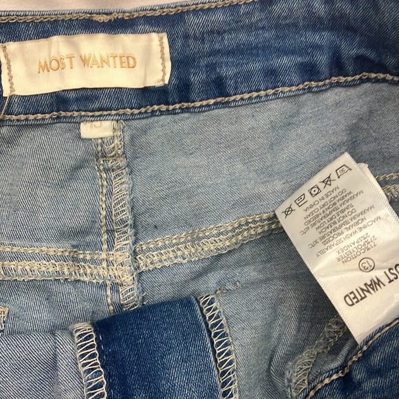 Most Wanted skinny jeans with laces on the hips woman’s size 13 - Picture 6 of 11